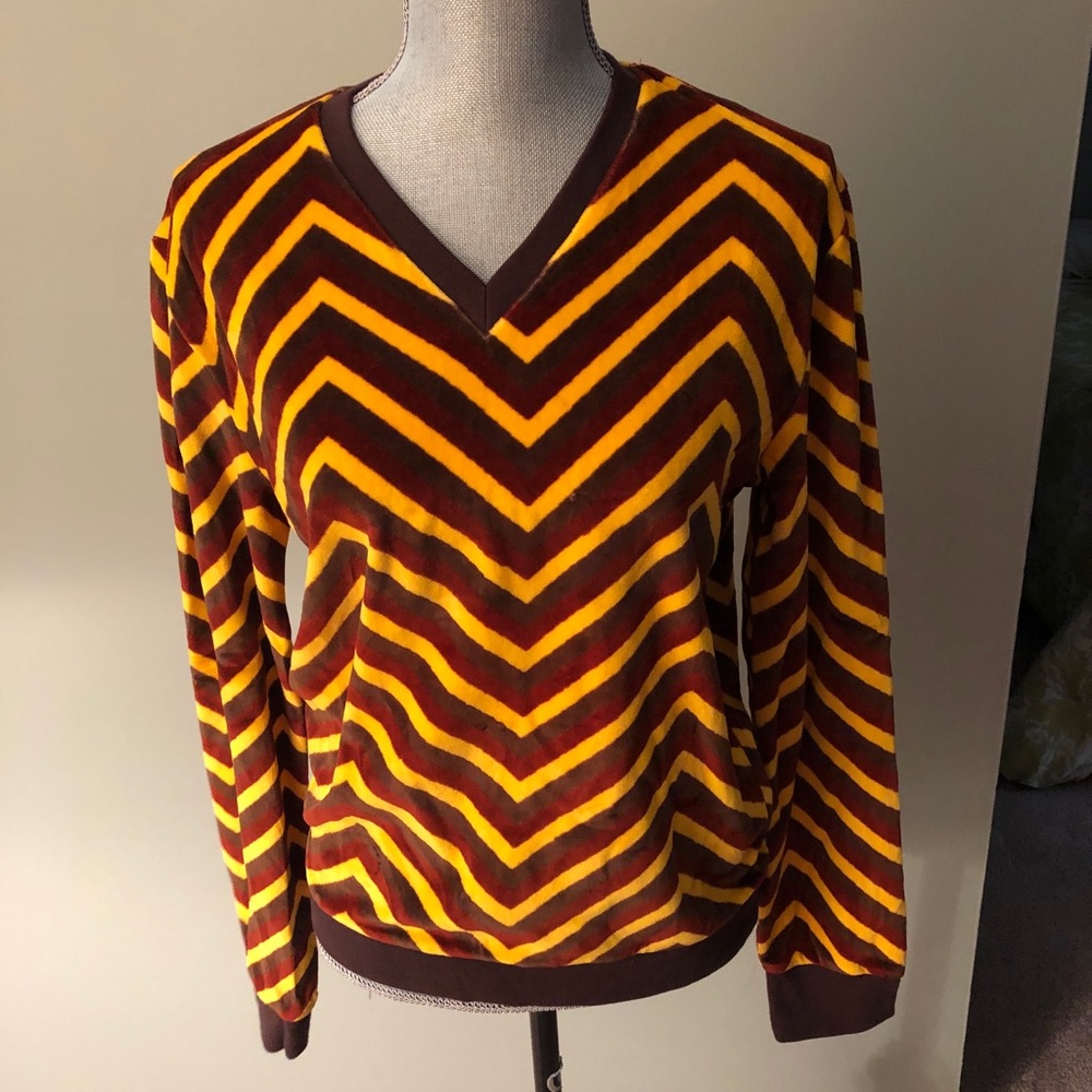 Marc by marc jacobs velour pullover sweater